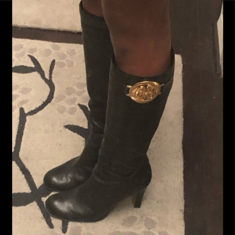 💯% Real Leather Knee High Boots - Luxurios - Picture 6 of 16